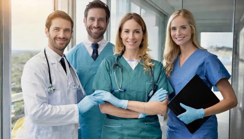 Ai generated, RF, woman, woman, man, men, doctor, female doctor, 25, 30, years, attractive,