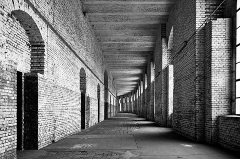 Unfinished colonnade of the Nazi Congress Hall, 1943, Documentation Centre Nazi Party Rally