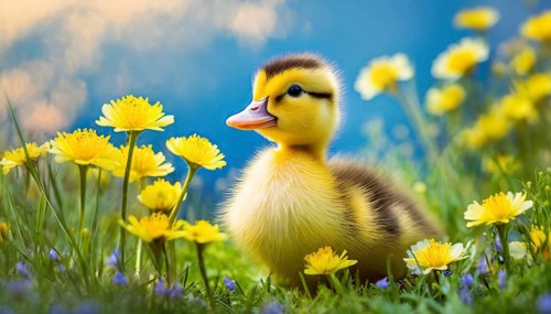 KI generated, animal, animals, bird, birds, biotope, habitat, one, single animal, foraging,