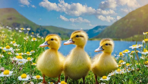 KI generated, animal, animals, bird, birds, biotope, habitat, one, single animal, foraging,
