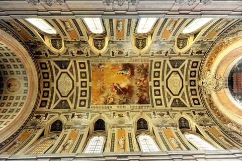 Interior view, Igreja da Encarnacao, Church of the Incarnation, built in 1708, Lisbon, Lisboa,