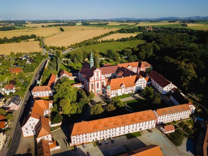 The monastery of St Marienstern is a Cistercian abbey in Panschwitz-Kuckau in the Upper Lusatia