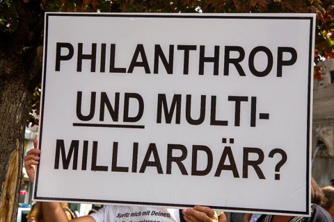 Lateral thinking demo in Darmstadt, Hesse: The demonstration was directed against the corona