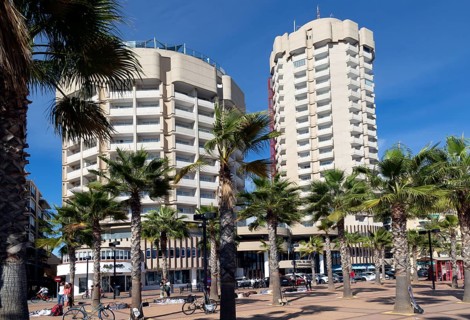 Hotel el Puerto, Pierre & Vacances, on the seafront, Fuengirola, Costa del Sol, Andalusia, Spain,