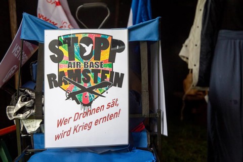 Ramstein Peace Camp 2021: The Stop Ramstein Air Base campaign was initiated by people from the