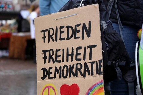 Strasbourg, France: Large demonstration for freedom against the corona measures and the vaccination