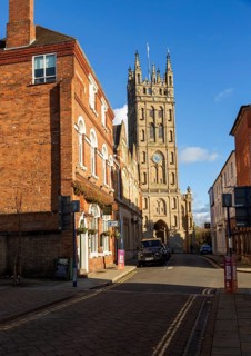 Historic Collegiate church of Saint Mary, Warwick, Warwickshire, England, UK