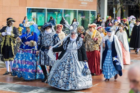LUST & PASSION & JOY OF LIFE, for the joy of the masquerade, the Elbvenezian Carnival took place in