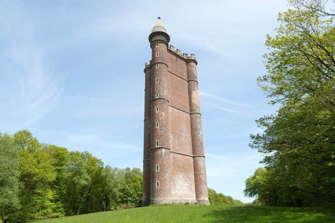 King Alfred's Tower, Folly ofKing Alfred's the Great or Stourton Tower, Stourhead, Somerset,