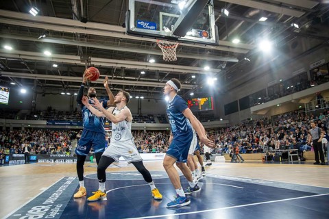 09.02.2024, easy Credit BBL, German Basketball League, Matchday 20) : Game scene MLP Academics