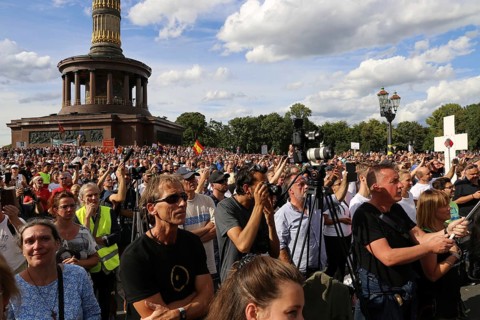 Major demonstration Berlin invites Europe - A celebration of peace and freedom Berlin 29 August