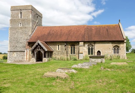 Village parish church of Saint Catherine, Ringshall, Suffolk, England, UK