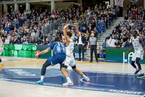 09.02.2024, easy Credit BBL, German Basketball League, Matchday 20) : Game scene MLP Academics