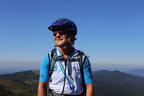 Mountain bike tour through the Bavarian Forest with the DAV Summit Club: Tour guide Birgit