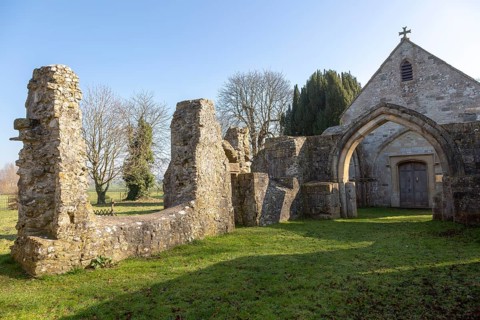Church of Saint Leonard, Sutton Veny, Wiltshire, England, UK