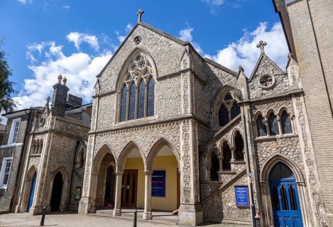 Methodist church building, Museum Street, Ipswich, Suffolk, England, UK built 1861 as a Wesleyan