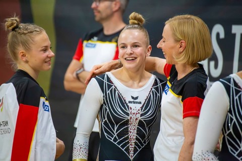 Heidelberg, 9 September 2023: Women's national gymnastics competition in the SNP Dome in Heidelberg