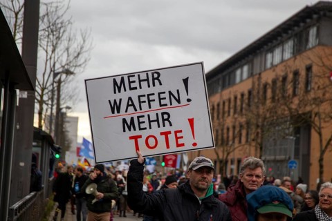 Karlsruhe, 10 December 2023: Large demonstration for the reappraisal of the corona measures.