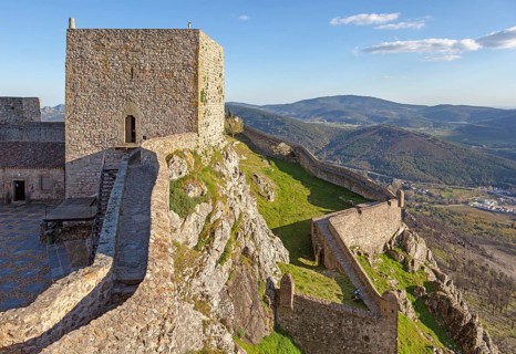 Historic castle medieval village of Marvao, Portalegre district, Alto Alentejo, Portugal, Southern