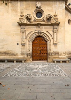 Ermita de Nuestra Senora Virgen de la Plaza, church, Plaza Mayor, Elceigo, Alava, Basque Country,