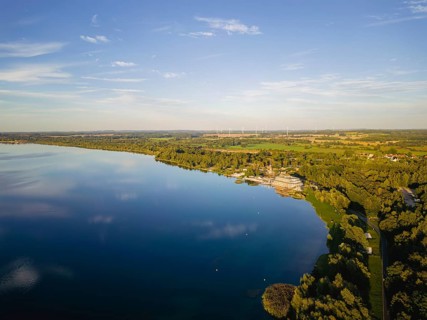 Lake Berzdorf is located on the southern city limits of Goerlitz in Upper Lusatia. It consists of