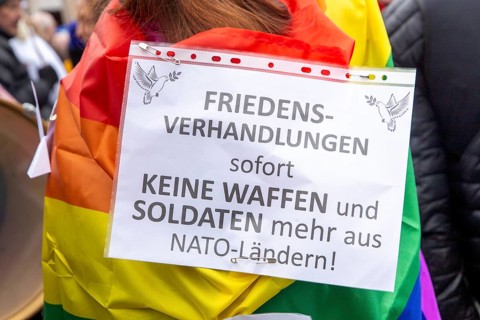A large peace demonstration took place in Ramstein. Several thousand participants demonstrated