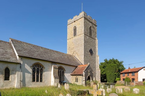 Church of All Saints, Great Glemham, Suffolk, England, UK