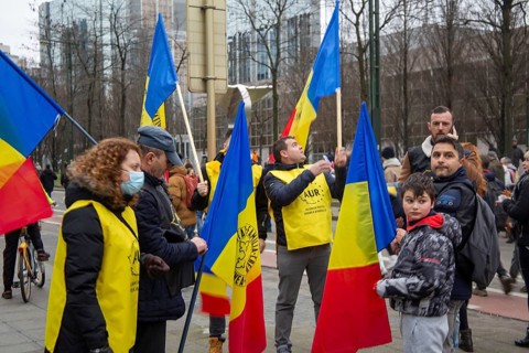 Brussels, 23 January: European demonstration for democracy, organised by the Europeans United