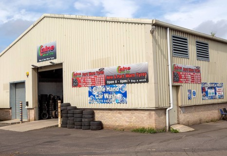 Part Worn Tyres, save on Tyres, Porte Marsh Industrial Estate, Calne, Wiltshire, England, UK