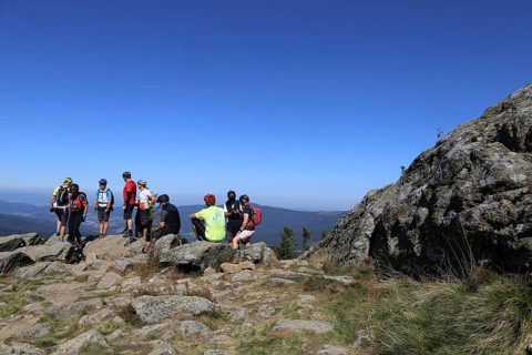 Mountain bike tour through the Bavarian Forest with the DAV Summit Club: On the summit of the