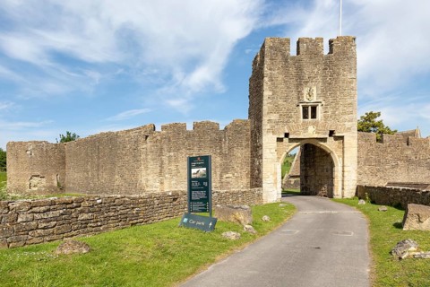 Farleigh Hungerford castle, Somerset, England, UK