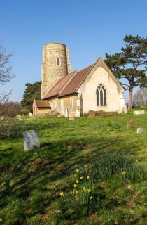 All Saints church, Ramsholt, Suffolk, England, UK