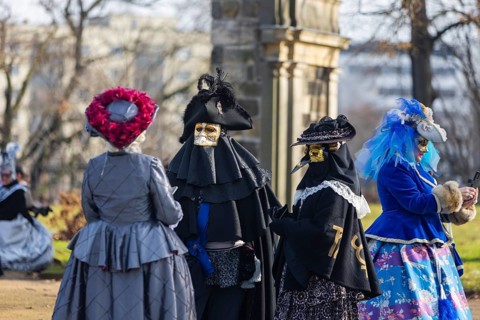 LUST & PASSION & JOY OF LIFE, for the joy of the masquerade, the Elbvenezian Carnival took place in