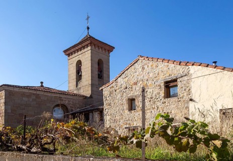 Bell tower belfry of Iglesia de San Vicente Martir church, Siguenza, Guadalajara province, Spain,