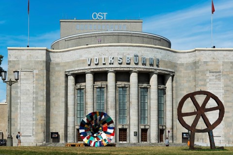 Volksbuehne am Rosa-Luxemburg-Platz, theatre, opera, architecture, GDR, East Germany, history,