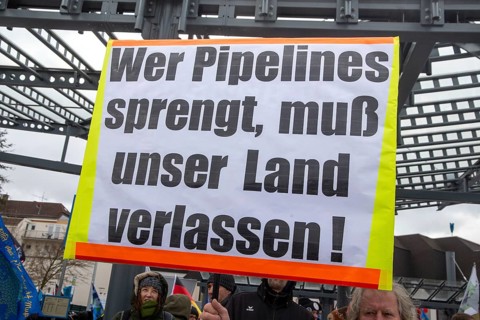 A large peace demonstration took place in Ramstein. Several thousand participants demonstrated