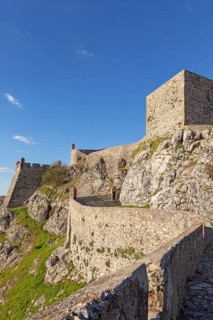 Historic castle medieval village of Marvao, Portalegre district, Alto Alentejo, Portugal, Southern