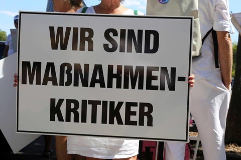 Demonstration in Landau, Palatinate: The demonstration was directed against the government's