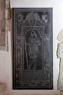 17th century memorial to Captain John Timperley died 1629 Captayne John Timperley, son of Nicholas
