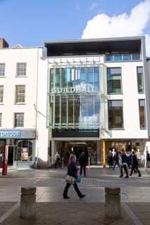 Guildhall shopping centre, High Street, Exeter, Devon, England, UK