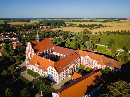 The monastery of St Marienstern is a Cistercian abbey in Panschwitz-Kuckau in the Upper Lusatia