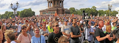 Major demonstration Berlin invites Europe - A celebration of peace and freedom Berlin 29 August