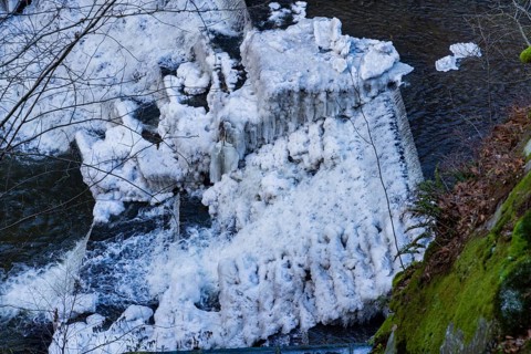 The Niezelgrund hydroelectric power plant power station is a listed small hydroelectric power
