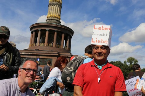 Major demonstration Berlin invites Europe - Festival for peace and freedom Berlin 29 August 2020