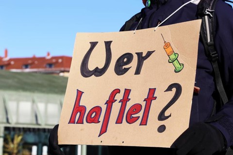 Mannheim: Demonstration against the corona measures. The demonstration was organised by an