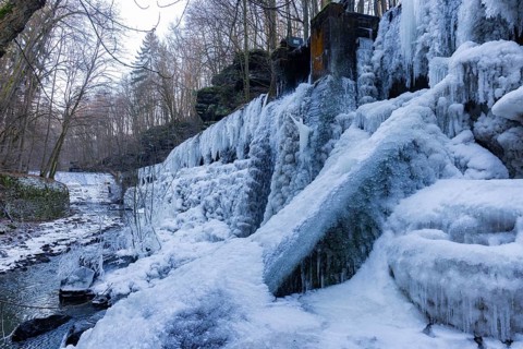 The Niezelgrund hydroelectric power plant power station is a listed small hydroelectric power