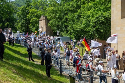 Neustadt an der Weinstrasse, 28 May 2023: Neustadt entrepreneur Dr Wolfgang Kochanek called for the