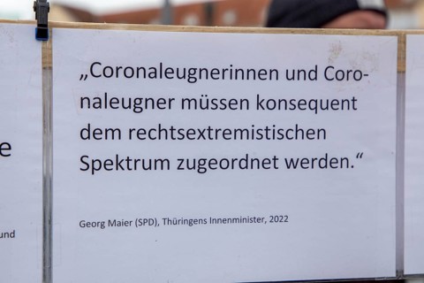 Karlsruhe, 10 December 2023: Large demonstration in favour of reappraisal of the coronavirus
