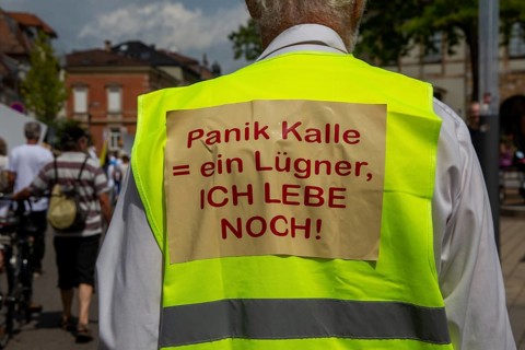 Demonstration in Landau, Palatinate: The demonstration was directed against the government's