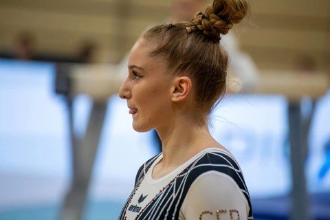 Heidelberg, 9 September 2023: Women's apparatus gymnastics national competition in the SNP Dome in
